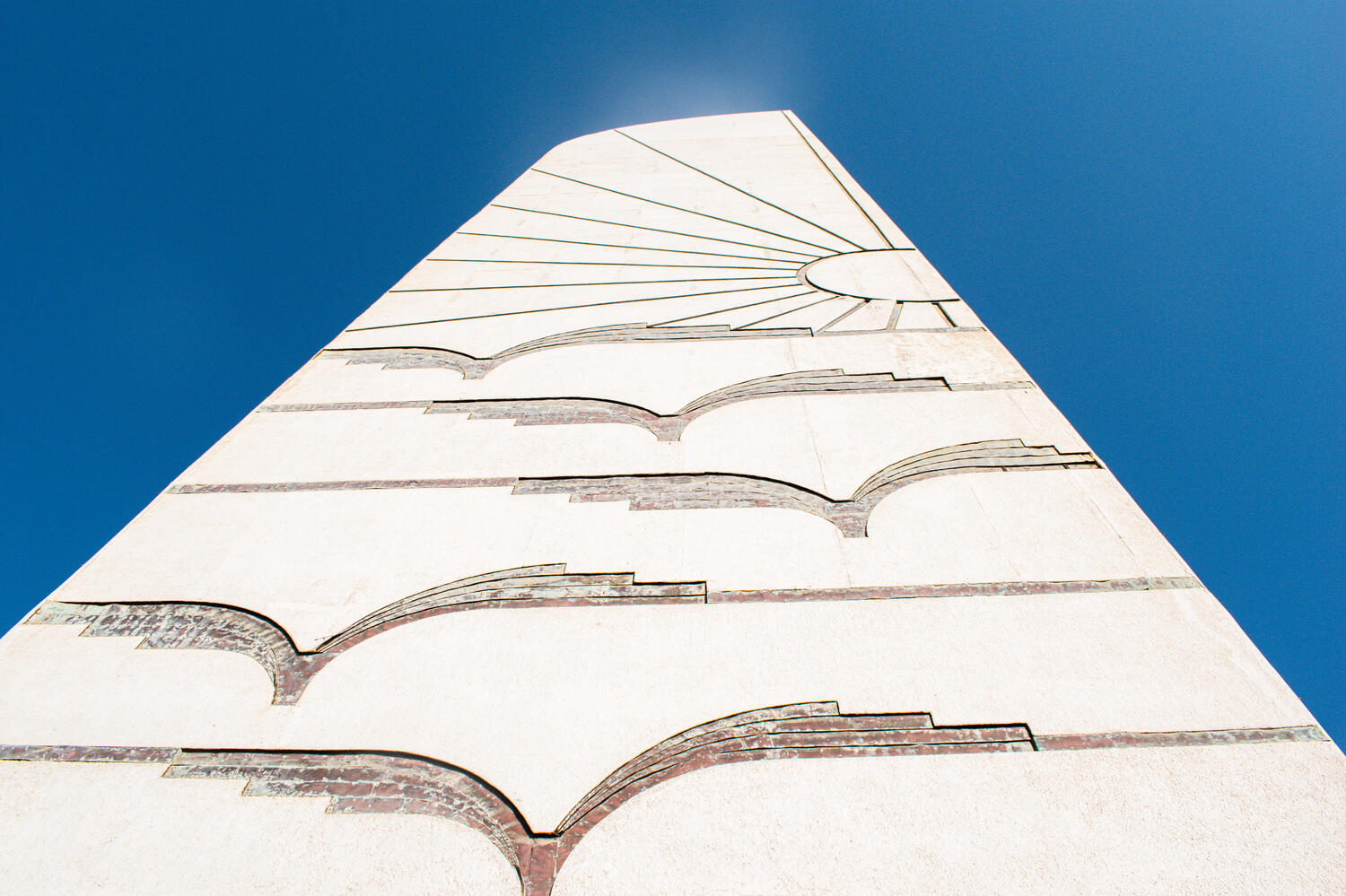 Saudi Arabia Pillar Etched with Desert Motif, from Saudi Arabia Ad Agency